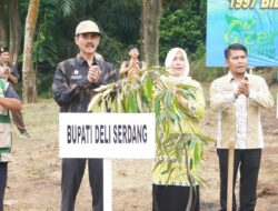 Polrestabes Medan Tanam 1.997 Bibit Pohon di Deli Serdang, Pemkab Tekankan Perawatan Berkelanjutan
