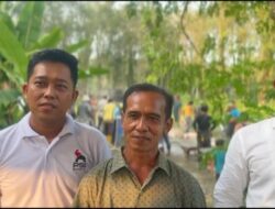 Warga Bangun Jalan Secara Swadaya, DPD PSI Serdang Bedagai Salurkan 50 Sak Semen